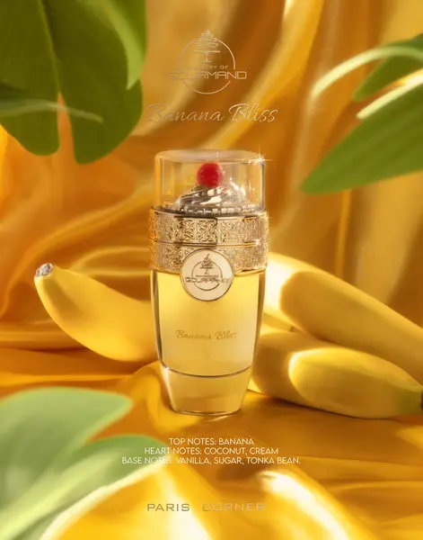 Apa de Parfum Banana Bliss by Paris Corner, Unisex, 100 ml