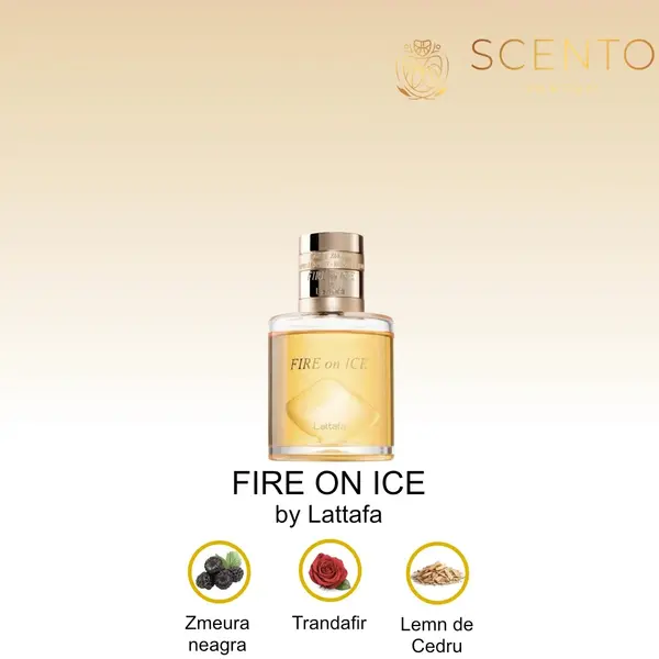 Apa de parfum Fire On Ice, Lattafa, unisex 110 ml - Original Dubai
