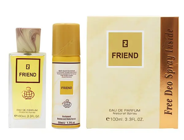 Apa de Parfum Fragrance World, Friend, Barbati (+Deodorant), 100 ml - 100 ml