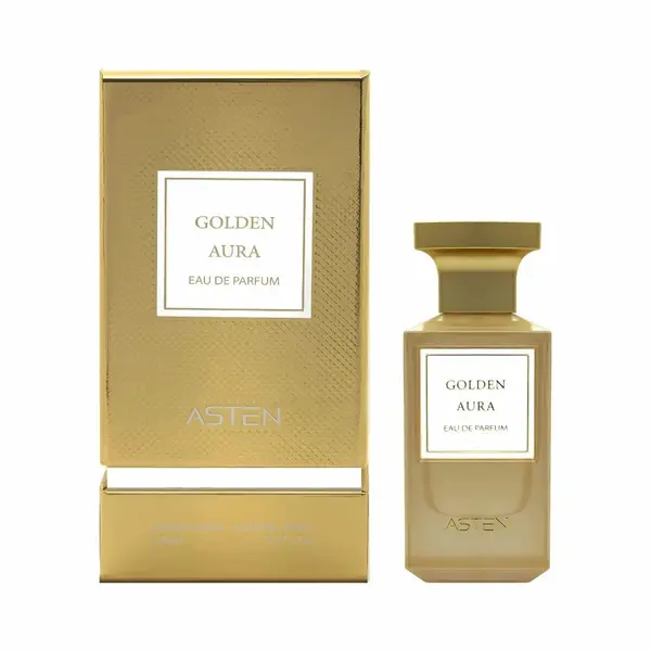 Apa de parfum, Golden Aura, Asten, 80 ml, unisex - Original Dubai