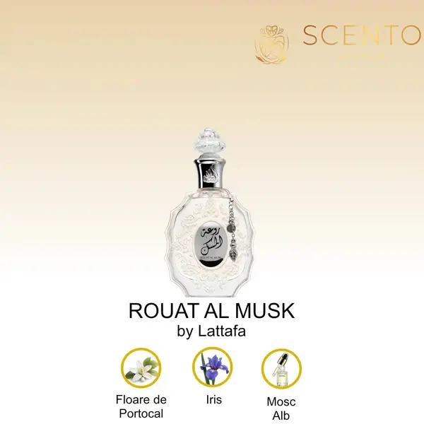 Apa de Parfum Lattafa, Rouat Al Musk, Femei, 100 ml - Original Dubai