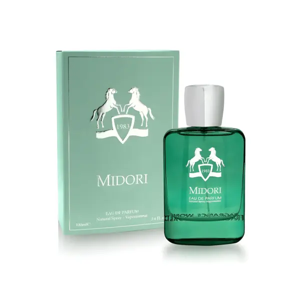 Apa de Parfum Midori by Fragrance World, Barbati, 100 ml - 5 ml