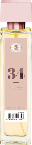 Apa de parfum pentru femei Nr. 34, 150ml, IAP Pharma