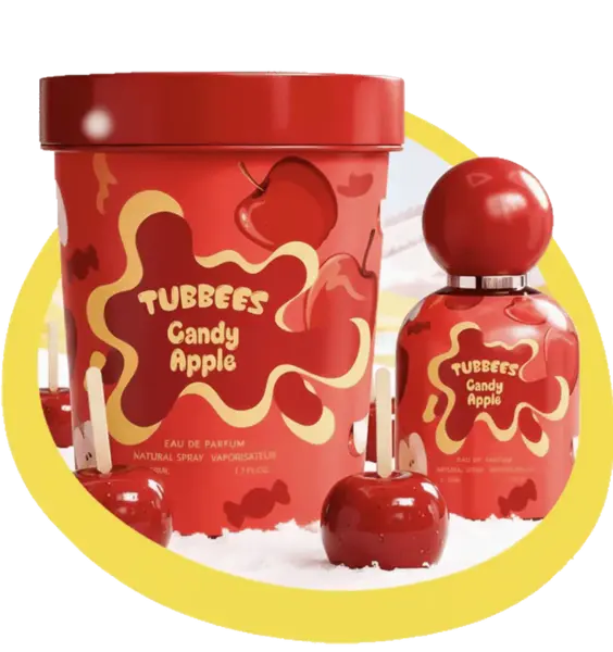 Apa de Parfum Tubbees Candy Apple, Unisex, 50 ml