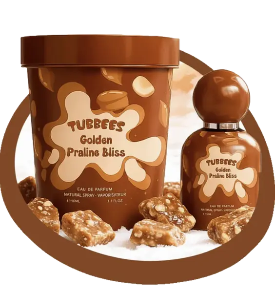 Apa de Parfum Tubbees Golden Praline Bliss, Unisex, 50 ml