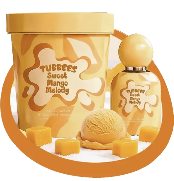 Apa de Parfum Tubbees Sweet Mango Melody, Unisex, 50 ml