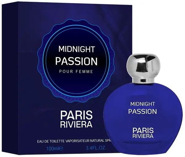Apa de toaleta, Midnight Passion Femme, Paris Riviera, 100 ml, dama
