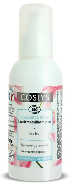 Apa demachianta bio cu extract de crin pentru ochi si pleoape, 125ml, Coslys
