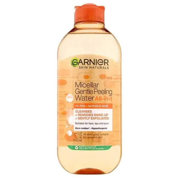 Apa Micelara Garnier Skin Naturals cu Efect Exfoliant Delicat, 400 ml