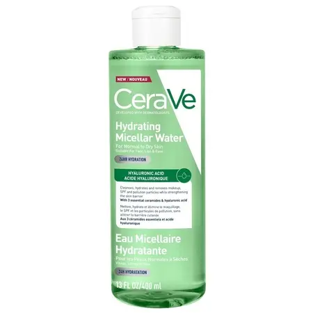 Apă micelară hidratantă pentru ten normal și uscat, 400 ml, CeraVe