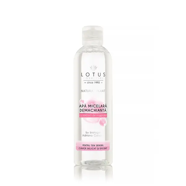 Apa micelara pentru ten sensibil Natural Plant, 250ml, Lotus Cosmetics