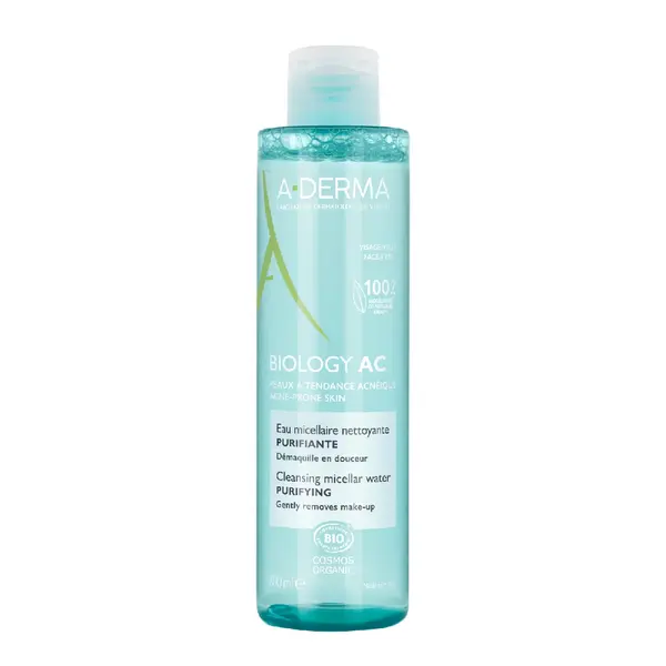 Apa micelara purificatoare Biology AC, 200 ml, A-Derma