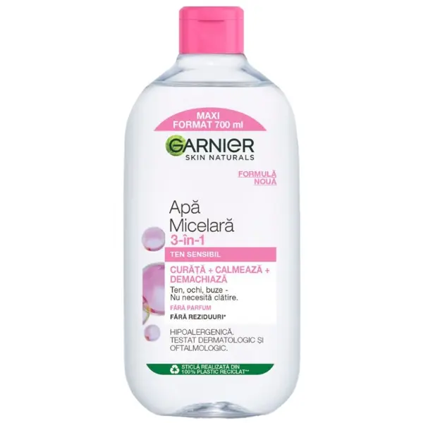 Apa Micelara Ten Sensibil si Uscat Garnier Skin Naturals 700 ml