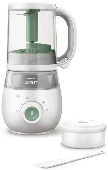Aparat 4 in1 pentru prepararea hranei bebelusilor Philips Avent SCF885/01, 1 l, 400 W (Alb/Gri)