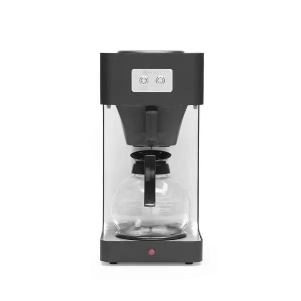 Aparat Cafea Hendi Profi Line vas sticla Capacitate 1.8 litri, 2 zone de incalzire, indicator luminos, 2020 W, 204x380x(H)425 mm