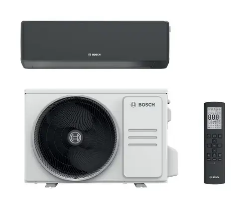 Aparat de aer conditionat BOSCH Climate 7000i, 12000 BTU Wi-Fi, Clasa A+++/A+++, functie Save Plus, functie Power Control, Wind Avoid Me, 3D Airflow, i-Clean, Follow me (Negru)