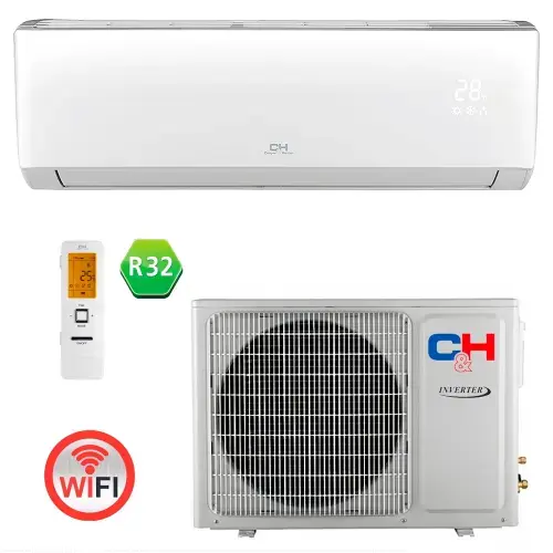 Aparat de aer conditionat Cooper&Hunter Arctic CH-S18FTXLA2-NG, 18000 BTU, Inverter, Wi-Fi, Clasa A++, I FEEL, Auto-Restart, BLUE-FIN (Alb)