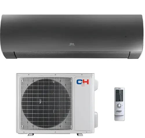 Aparat de aer conditionat Cooper&Hunter Daytona CH-S09FTXD-BL, 9000 BTU, Clasa A++/A+++, Inverter, Wi-Fi, I FEEL, Auto-restart, BLUE-FIN (Negru)