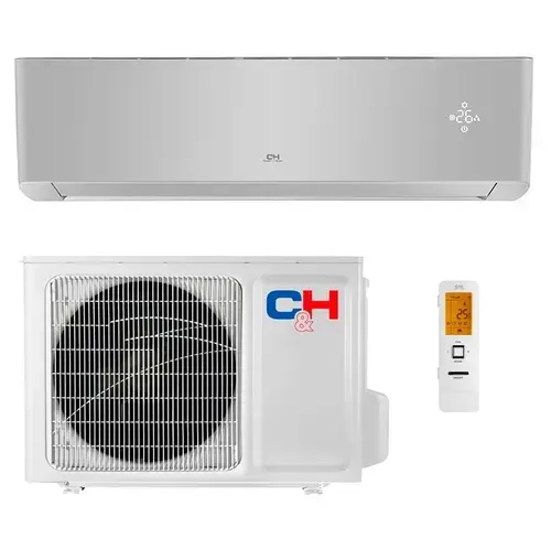 Aparat de aer conditionat Cooper&Hunter SUPREME Continental CH-S09FTXAL-SC, 9000 BTU, Clasa A+++/A+++, Inverter, Wi-Fi, I FEEL, Auto-restart, Auto-diagnosticare, BLUE FIN (Argintiu)