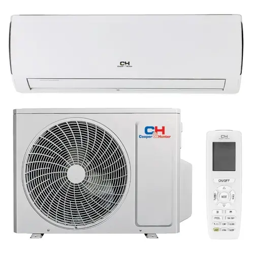 Aparat de aer conditionat Cooper&Hunter Veritas CH-S12FTXQ, 12000 BTU, Clasa A++/A+, Inverter, Wi-Fi, I FEEL, Auto-restart, Auto-diagnosticare, I-Action, BLUE-FIN (Alb)