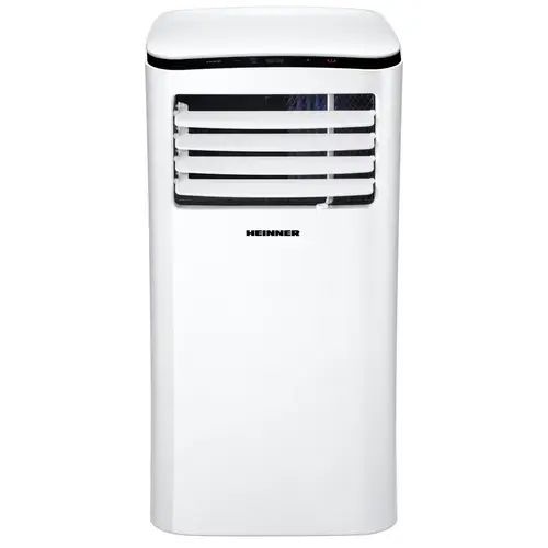 Aparat de aer conditionat portabil Heinner 9000 BTU, Display LED, Temporizator, Functie Sleep, Auto Restart, Kit instalare inclus, Alb, HPAC-09WH