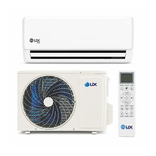 Aparat de aer conditionat tip pompa de caldura LDK PRO 28.000 BTU, Putere 8.20 kW, Clasa A++, Inverter, Autocuratare, Sleep, Eco, Timer, Wi-Fi, Turbo, Afisaj LED (Alb)