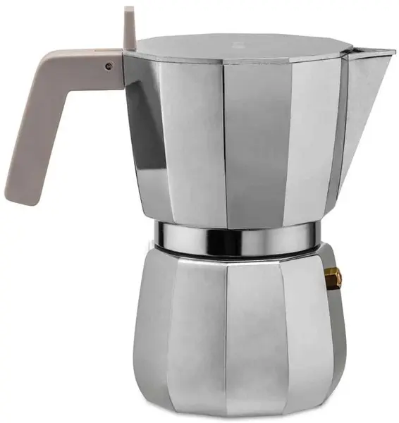 Aparat de cafea Alessi - Moka, 6 cești, aluminiu