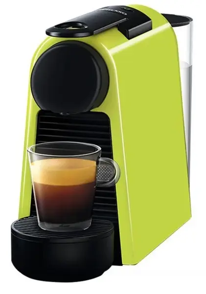Aparat de cafea cu capsule Nespresso - Essenza Mini, D30-EUGNNE2-S, 19 bar, 0.6 l, Lime Green