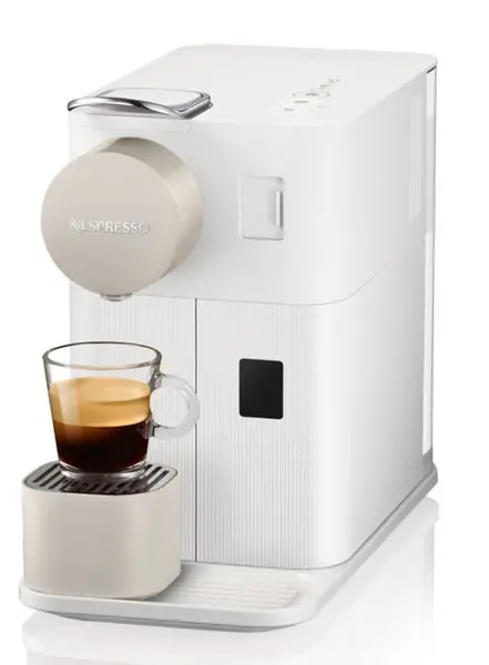 Aparat de cafea cu capsule Nespresso - Lattissima One, F121-EUWHNE-S, 19 bar, 1 l, Silky White