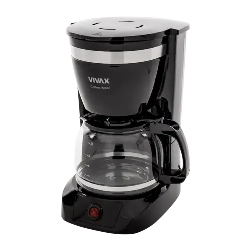 Aparat de cafea cu filtru VIVAX CM-08126F, capacitate 1.25 L, putere 800 W, Negru
