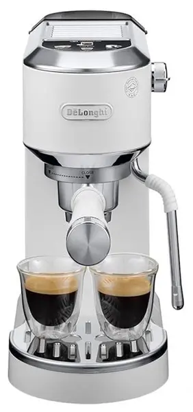 Aparat de cafea DeLonghi - EC890.WI Dedica Duo, 15 bar, 1.1 l, alb