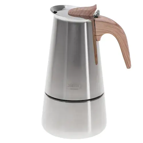 Aparat de cafea manual Camry CR4423, 350 ml, Maner termoizolant, Pana la 6 cesti de espresso (Inox)
