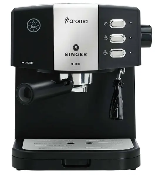 Aparat de cafea Singer - ES-851B, 20 bar, 1.5l, negru
