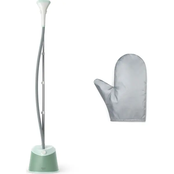 Aparat de calcat vertical Philips Seria 1000 STE1010/70, 2 setari pentru abur, 1.8, Verde