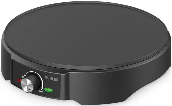 Aparat de clătite Muhler - MHT-383, 1200W, 30 cm, negru