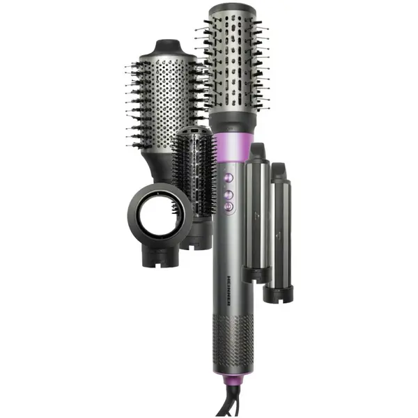 Aparat de coafat profesional Heinner HAS-Y15BLDC-GY6, Motor BLDC, 1500 W, 3 trepte, Ionizare, Gri
