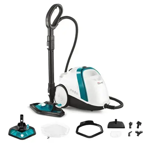 Aparat de Curatat cu Abur Vaporetto Smart 100_T, 1500 W, 2 l, 4 Bar, 110 gr min (Alb/Albastru)