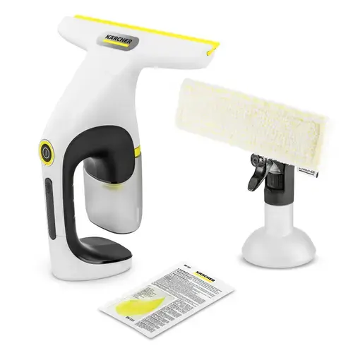 Aparat de curatat geamuri Karcher WV 1 Compact Care, Autonomie 25 minute, Rezervor apa murdara 100 ml (Alb)