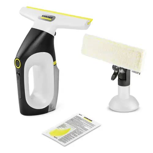 Aparat de curatat geamuri Karcher WV 3 Comfort Precision, Autonomie 35 minute, Recipient colectare 0.2 L (Alb/Negru)