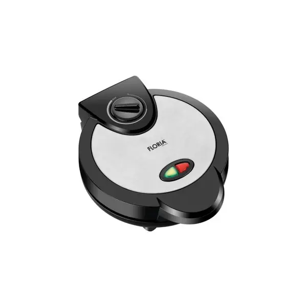 Aparat de facut vafe FLORIA ZLN3787, Termostat reglabil, Otel Inoxidabil, Placi ceramice, Putere 1300W