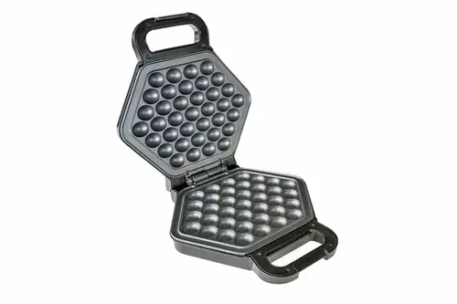 Aparat de facut vafe Unold Bobby 48245, 700 W (Negru/Argintiu)