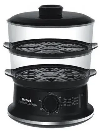 Aparat de gatit cu aburi Tefal VC 1401, 980W (Negru)
