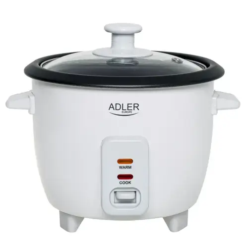 Aparat de gatit orez Adler AD 6418, 300 W, 0.6 l (Alb)