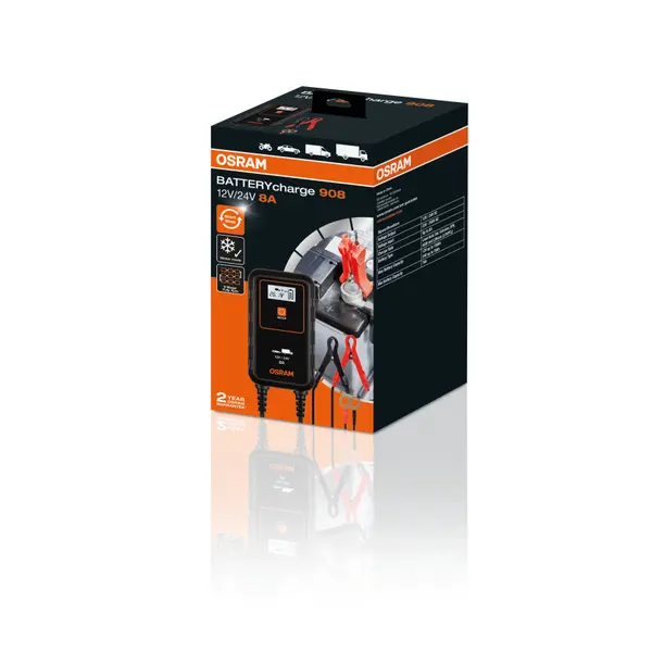 Aparat de incarcat bateria de acumulatori OSRAM OEBCS908