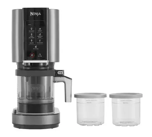 Aparat de inghetata Ninja CREAMi NC302EU, 800W, 7 programe (Negru/Argintiu)
