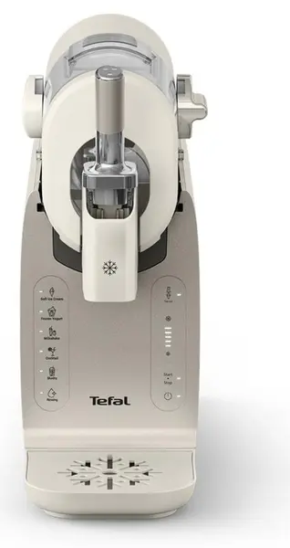 Aparat de înghețată Tefal - Freezi IG803AE0, 200 W, 1,4 l, argintiu