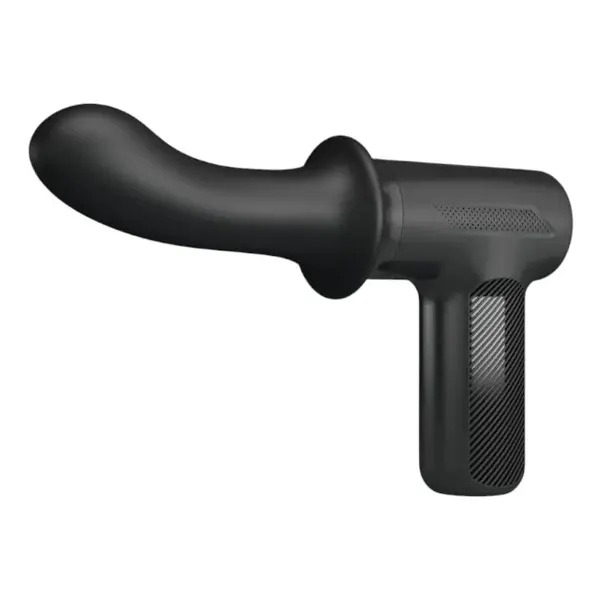 Aparat de masaj PRETTY LOVE DJ Doctor Massage Gun, pentru corp și zone intime, 5 funcții de penetrare automată, negru