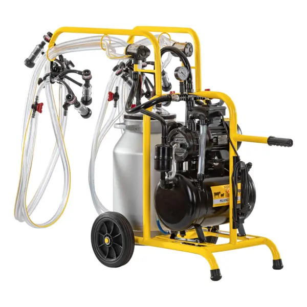 Aparat de Muls Oi Agro Electro, 4 Posturi, 1 Bidon Aluminiu de 40 Litri