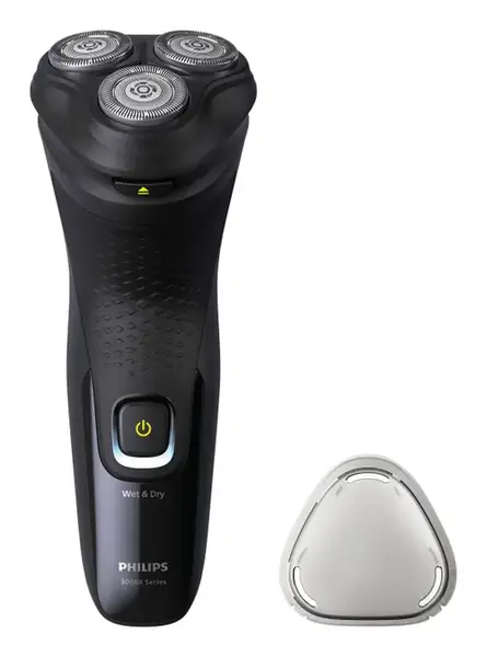 Aparat de ras electric Philips Shaver Seria 3000X X3021/00, Autonomie 40 minute, IPX7 (Negru)