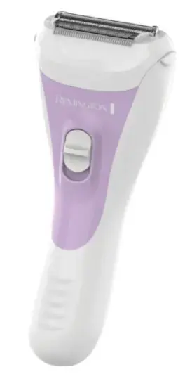 Aparat de ras pentru femei Remington Smooth&Silky WSF5060, Wed&Dry, Aloe Vera, Trimmer de interceptare (Alb/Mov)